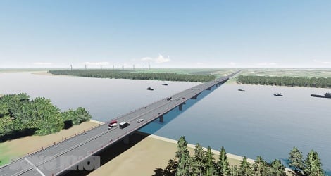 벤트레, Ba Lai 8 Bridge Project 기공식 긴급 개최