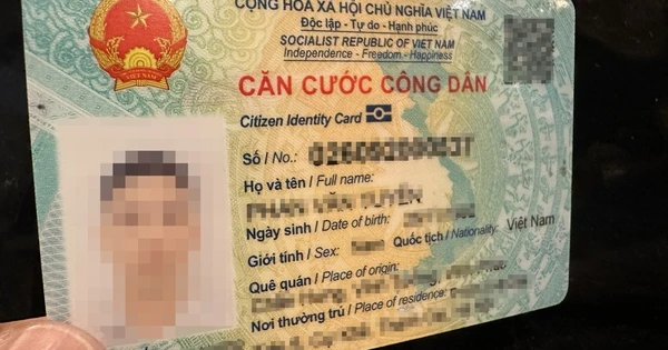 Đang dùng thẻ CCCD gắn chip, có phải đi bổ sung mống mắt?