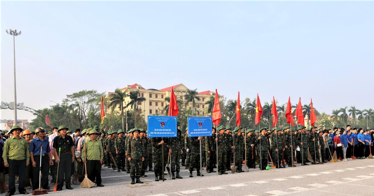 Hưng Yên phát động toàn dân tham gia tổng vệ sinh khắc phục hậu quả cơn bão số 3