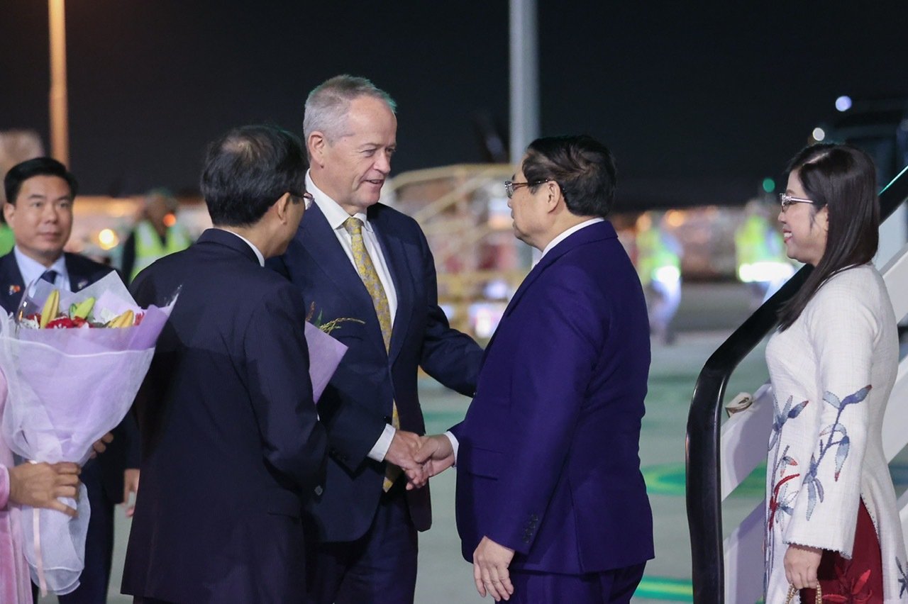 Premierminister Pham Minh Chinh in Australien eingetroffen