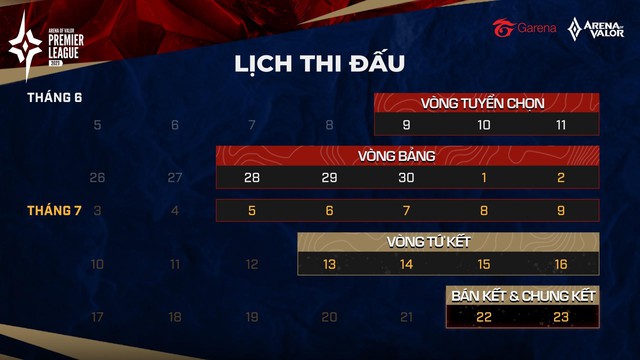 APL 2023: 19 đội tuyển hàng đầu cạnh tranh chức vô địch từ 9.6 đến 23.7 - Ảnh 2.