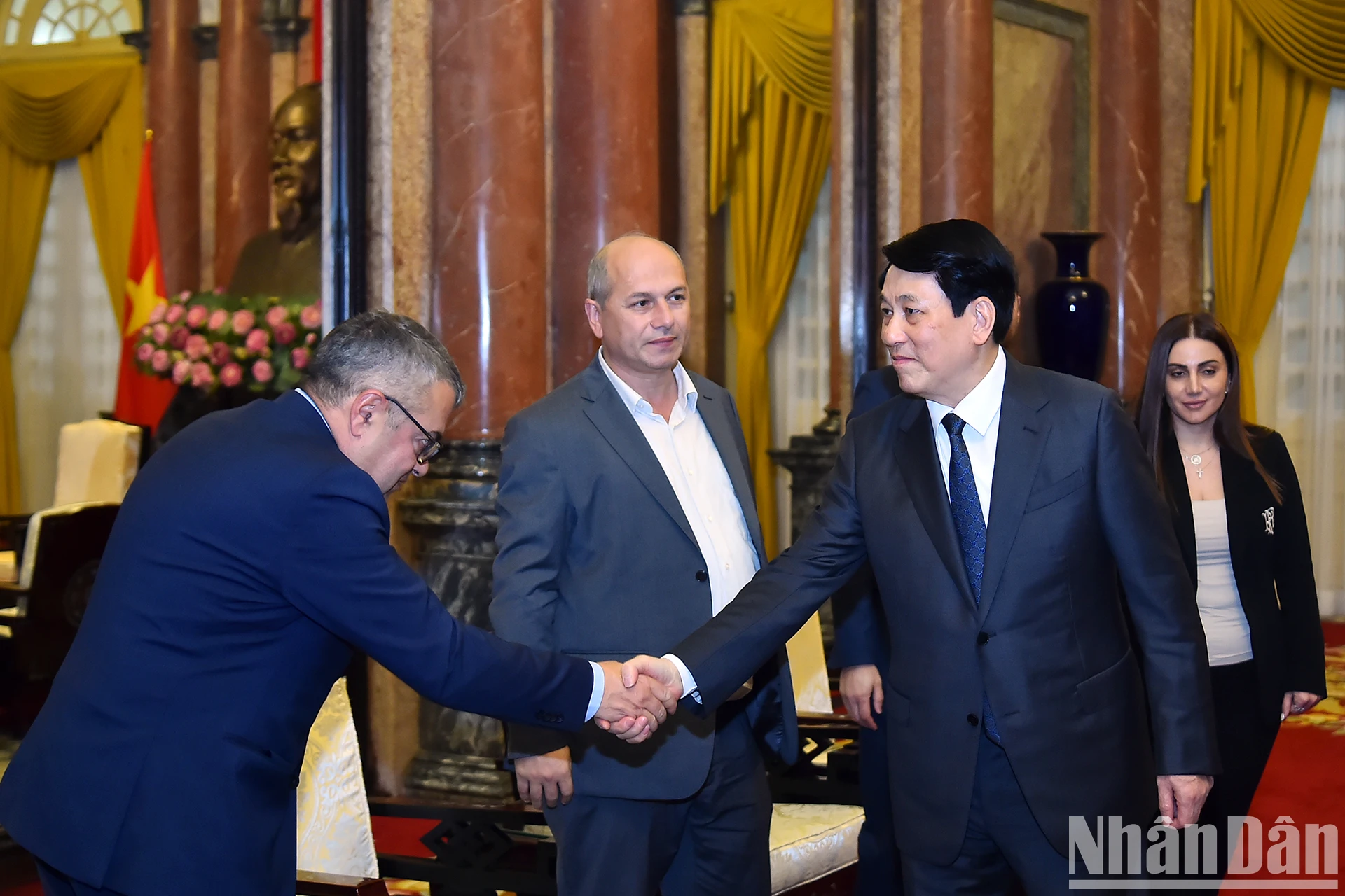 [Photo] Le président Luong Cuong reçoit le président de l'Assemblée nationale de la République d'Arménie Alen Simonyan photo 2