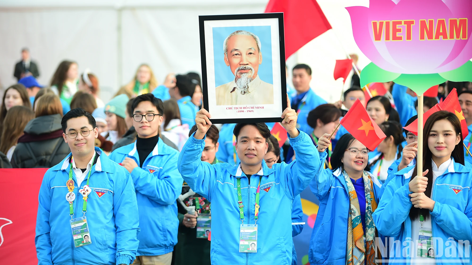 [写真] ベトナム代表団が世界青年フェスティバル2024で温かく歓迎される 写真6