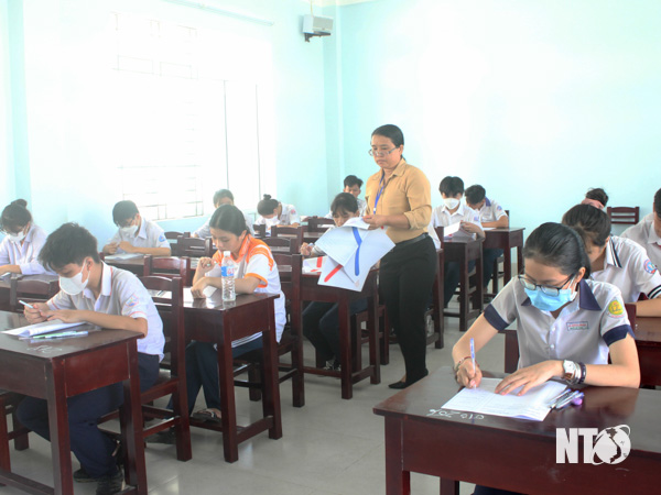 2023 High School Entrance Exam: The first day took place safely, seriously, and in accordance with regulations