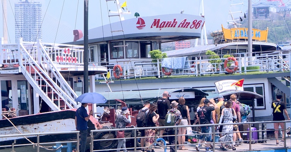 Bereit, Touristenrouten in der Ha Long Bucht nach Sturm Nr. 3 anzubieten