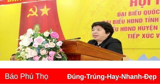 Đại biểu Quốc hội tỉnh tiếp xúc cử tri tại huyện Phù Ninh