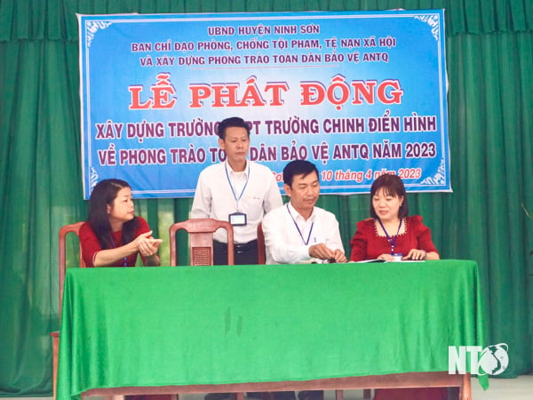 Phát động xây dựng trường học điển hình về phong trào Toàn dân bảo vệ an ninh Tổ quốc