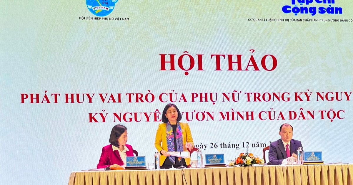 Phát huy trí tuệ, vai trò của phụ nữ trong kỷ nguyên vươn mình của dân tộc