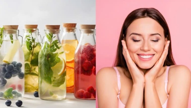 Bebe agua desintoxicante para tener una piel suave y luminosa. Fuente de la fotografía: Adobe Stock