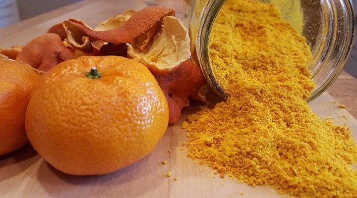 Orangenschalen enthalten viel Vitamin C, ein starkes Antioxidans.