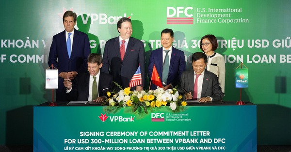 VPBank và DFC ký Cam kết khoản vay song phương trị giá 300 triệu USD