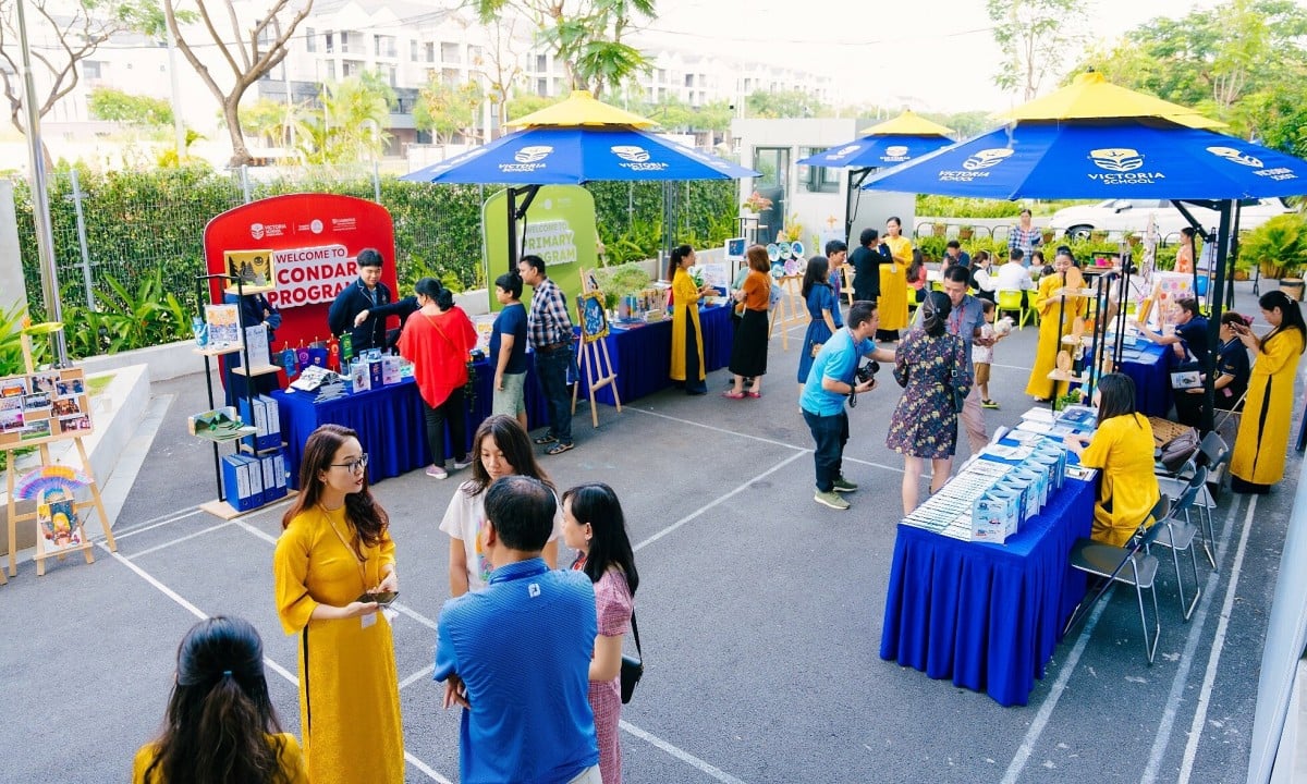 Ngày hội tuyển sinh của Victoria School thu hút hàng trăm phụ huynh