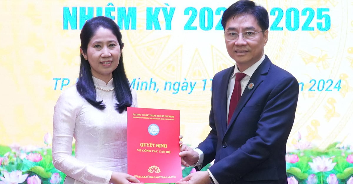 Dr. Vuong Thi Ngoc Lan ist stellvertretende Rektorin der Medizin- und Pharmazieuniversität Ho Chi Minh-Stadt.