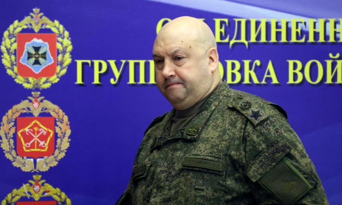 Le général Sergueï Sourovikine sur une photo prise en Russie et publiée en décembre 2022. Photo : Reuters