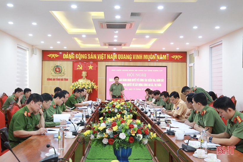 Improving the effectiveness of Party inspection, supervision and discipline work in Ha Tinh Police