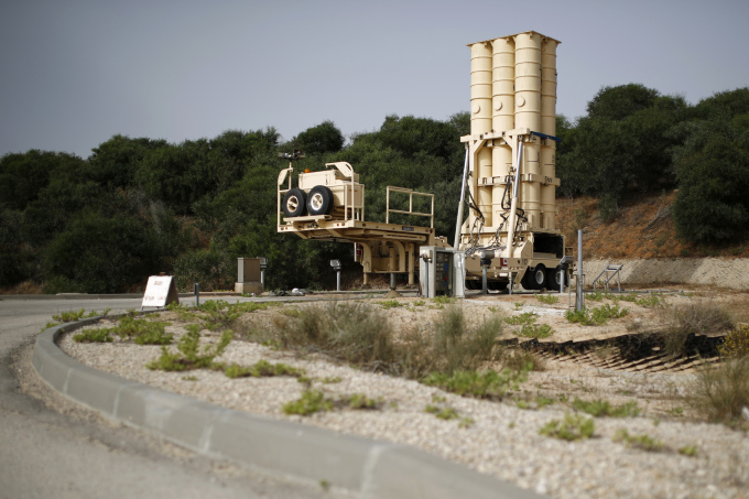 Một khẩu đội Arrow II ở căn cứ Palmachim, phía nam Tel Aviv, Israel tháng 5/2013. Ảnh: Reuters
