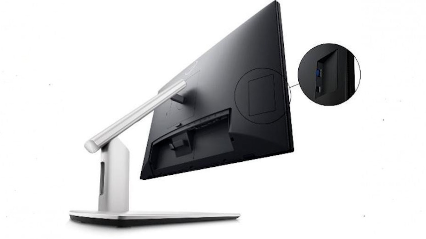 델 24 터치 USB C 허브 모니터 출력 4개
