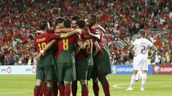 L'équipe du Portugal a gagné 9-0 contre le Luxembourg