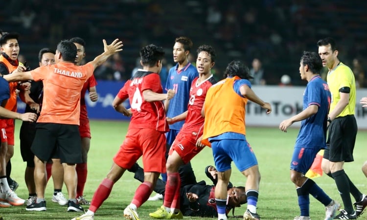 The melee between Thailand and Indonesia