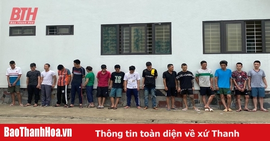 Bắt 25 đối tượng mua bán, tàng trữ và tổ chức sử dụng trái phép ma túy