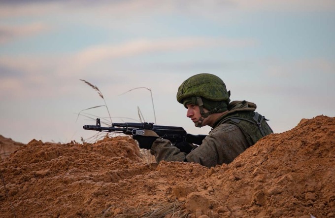 Fuerzas de paz rusas realizan ejercicios en Transnistria en 2021. Foto: Ministerio de Defensa de Rusia.