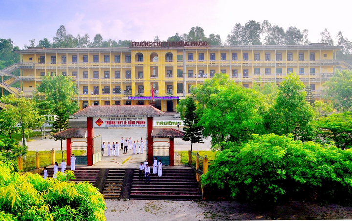 Escuela secundaria Le Hong Phong, ciudad de Bim Son. (Foto: Colaborador)