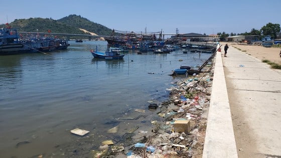 Garbage floods estuaries and fishing ports in Binh Dinh photo 15