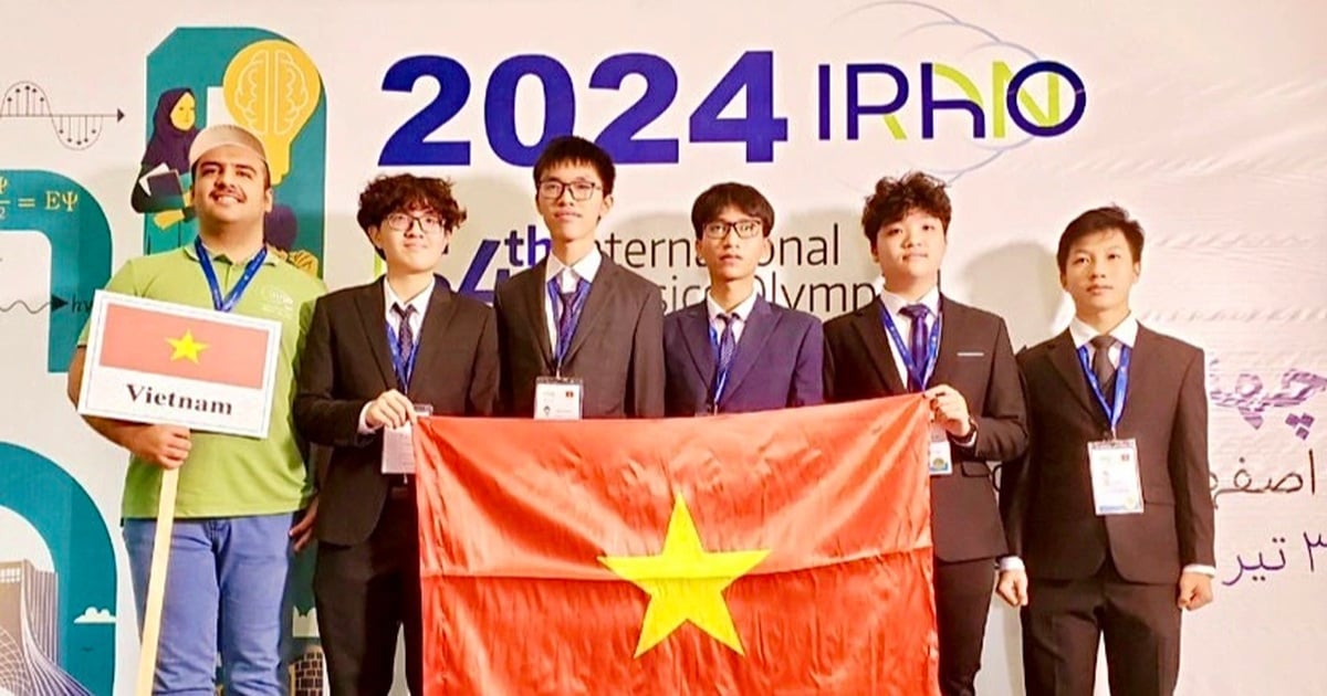 El equipo de Vietnam "ganó a lo grande" en la Olimpiada Internacional de Física de 2024