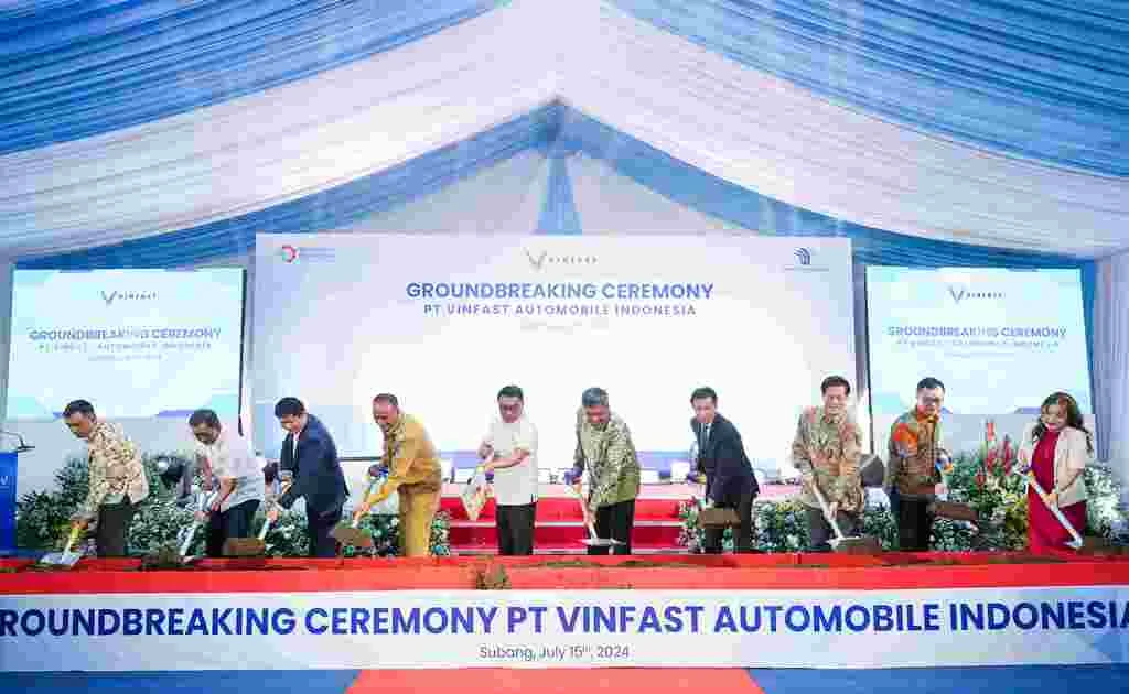 VinFast động thổ dự án nhà máy lắp ráp xe điện tại Indonesia