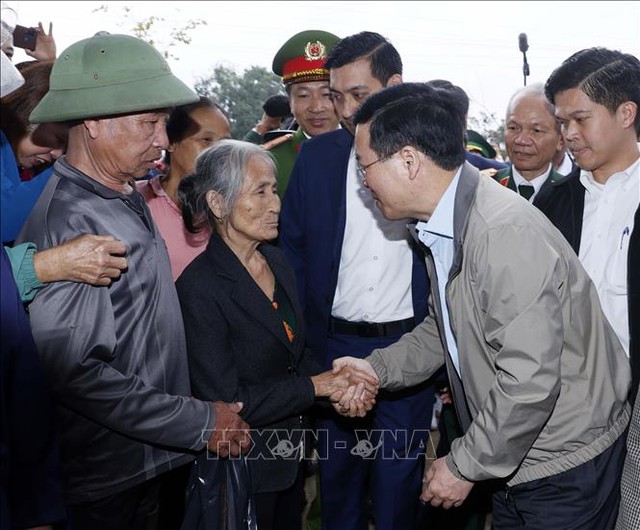 Chủ tịch nước Võ Văn Thưởng chúc Tết nhân dân và Bộ đội Biên phòng tại Nghệ An