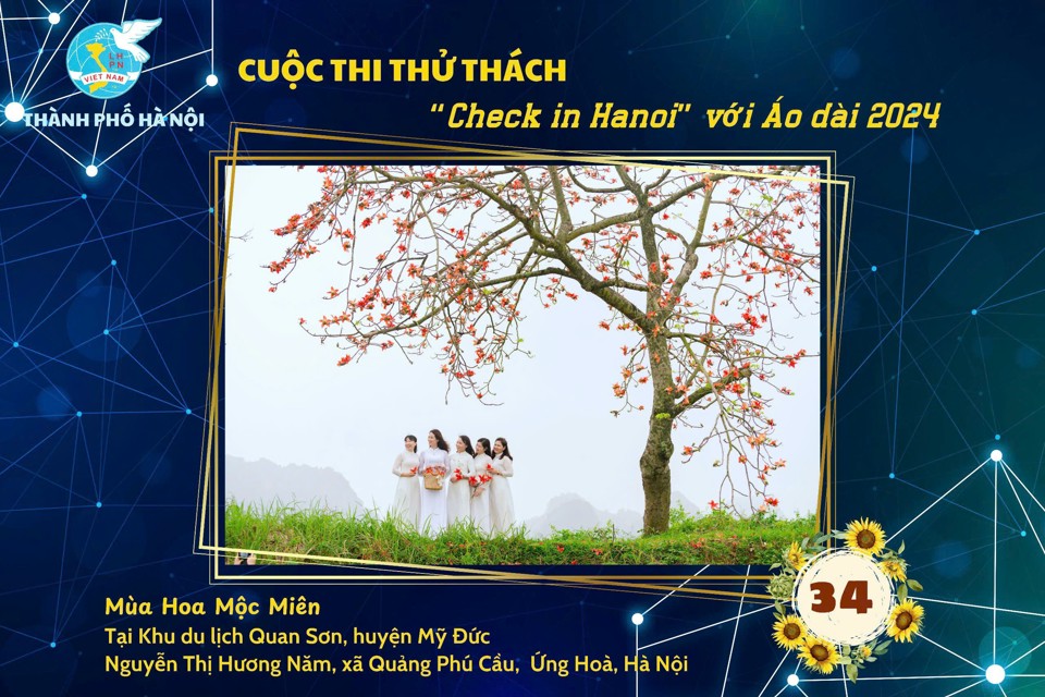 Hình ảnh tham dự cuộc thi Thử thách “Check in Hanoi” 