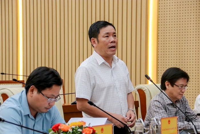 Director of Quang Ngai Department of Planning and Investment Nguyen Van Trong.