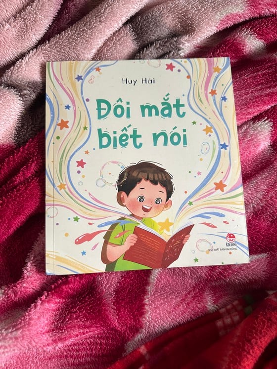 &quot;Đôi mắt biết nói&quot; là tác phẩm văn học dành cho thiếu nhi đầu tiên đến từ tác giả 9X Huy Hải ảnh 1