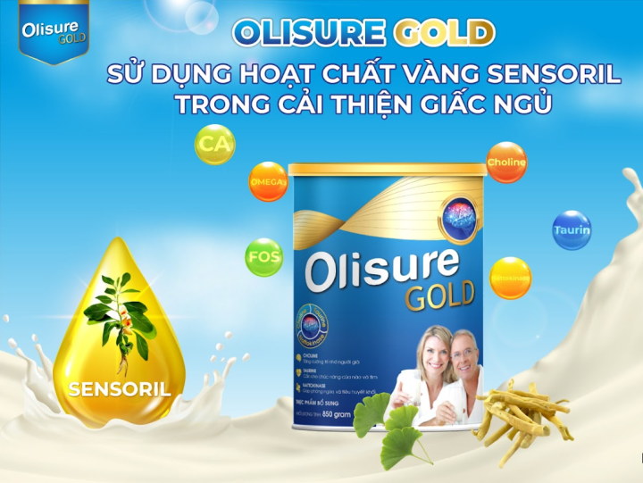 Olisure Gold - Sleep improvement product using 'gold' substance Sensoril® - 1