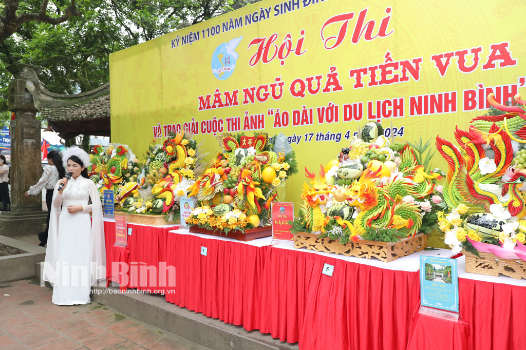 soi noi hoi thi trung bay mam ngu qua tien vua va trao giai cuoc thi anh ao dai voi du lich ninh binh nam 2024 hinh 1