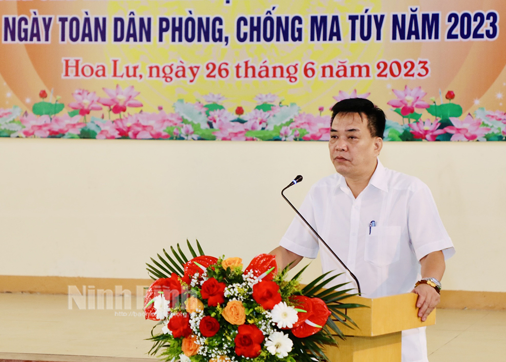 Hoa Lư ra quân hưởng ứng Tháng hành động phòng chống ma túy