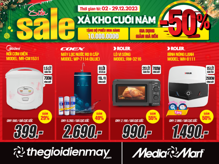 Xả kho cuối năm, siêu thị điện máy giảm đến 70% kích cầu mua sắm - 4