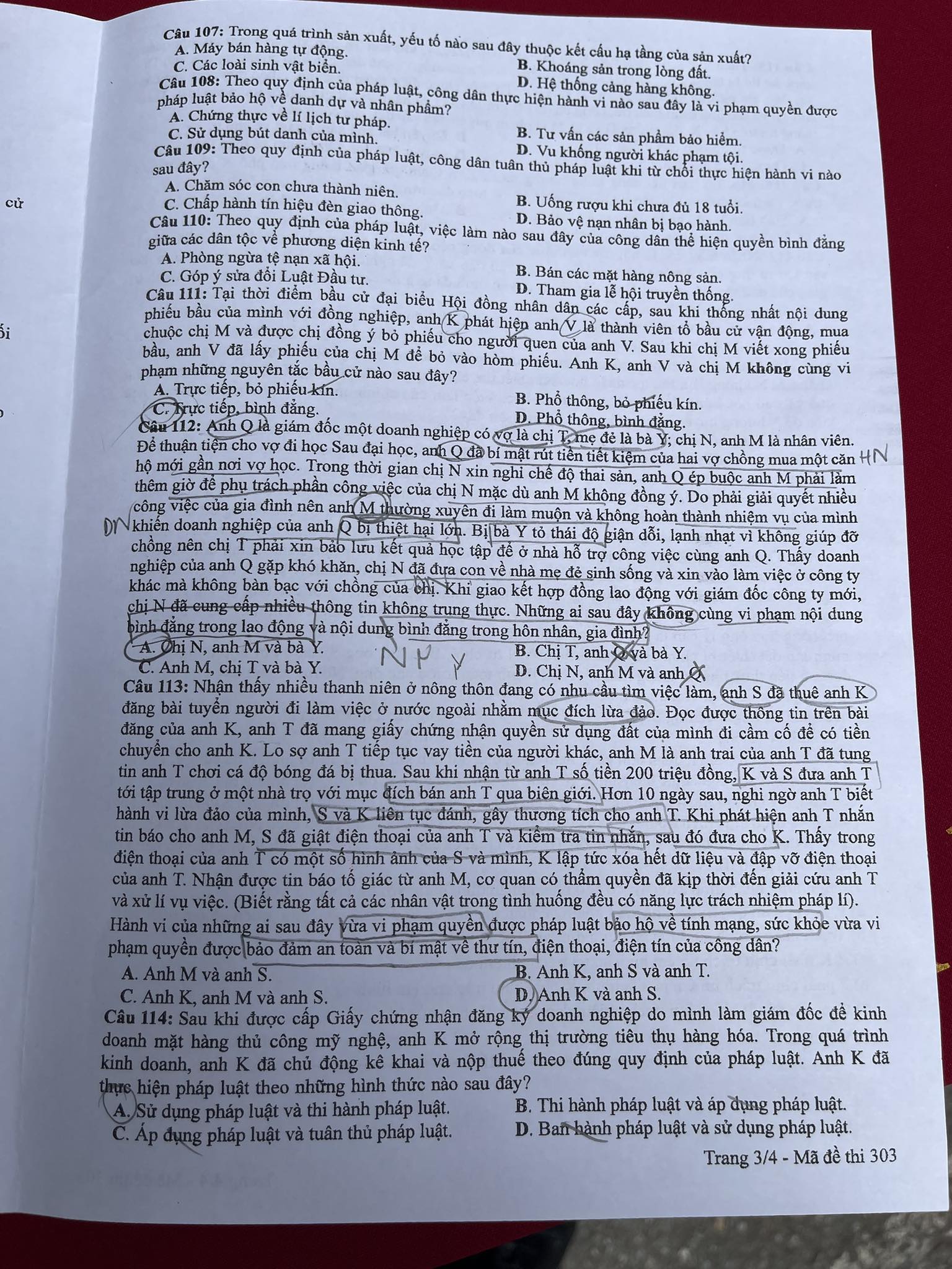 Đề thi môn Lịch sử, Địa lý, Giáo dục Công dân tốt nghiệp THPT 2024 nóng nhất- Ảnh 25.