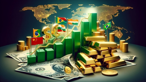 Gold price increases "dizzily" breaking all records; BRICS counterattacks, this is the most successful de-dollarization tool