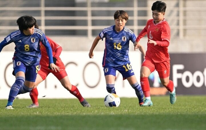 U20 Vietnam faced many difficulties against Japan.