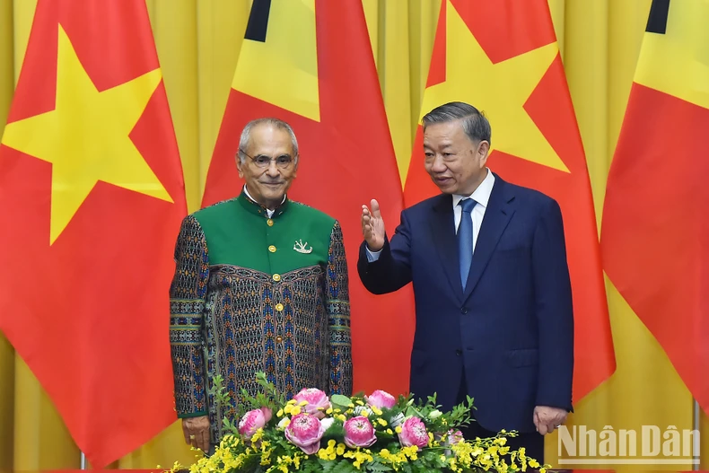 [ภาพ] ประธานาธิบดีโตลัมหารือกับประธานาธิบดีแห่งสาธารณรัฐประชาธิปไตยติมอร์-เลสเต โฮเซ ราโมส-ฮอร์ตา ภาพที่ 2