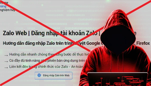 Le site Web de Zalo est faux, ce qui trompe des millions de personnes