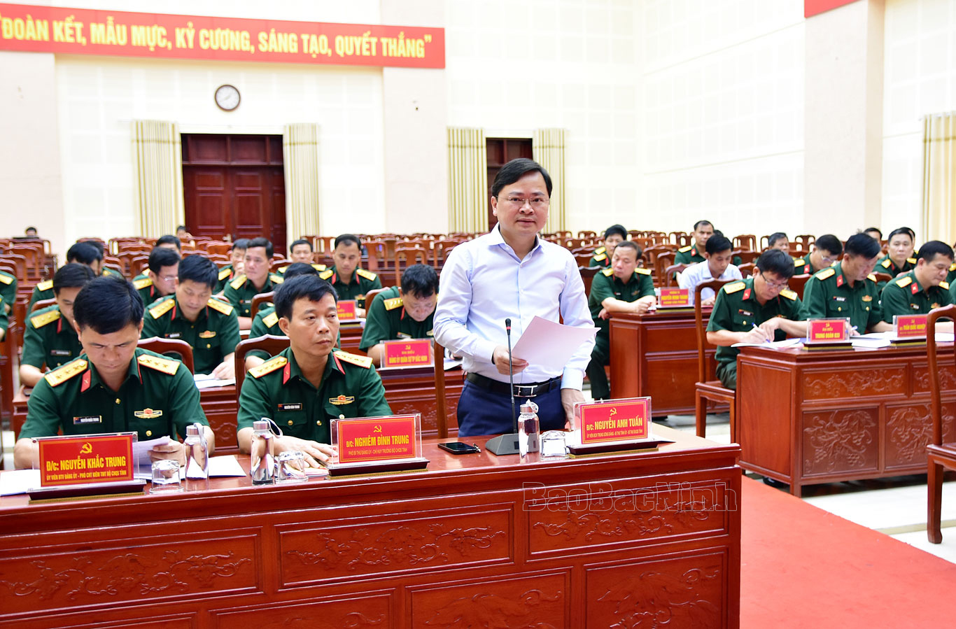 Mid-term review of the implementation of the Resolution of the Provincial Military Party Congress