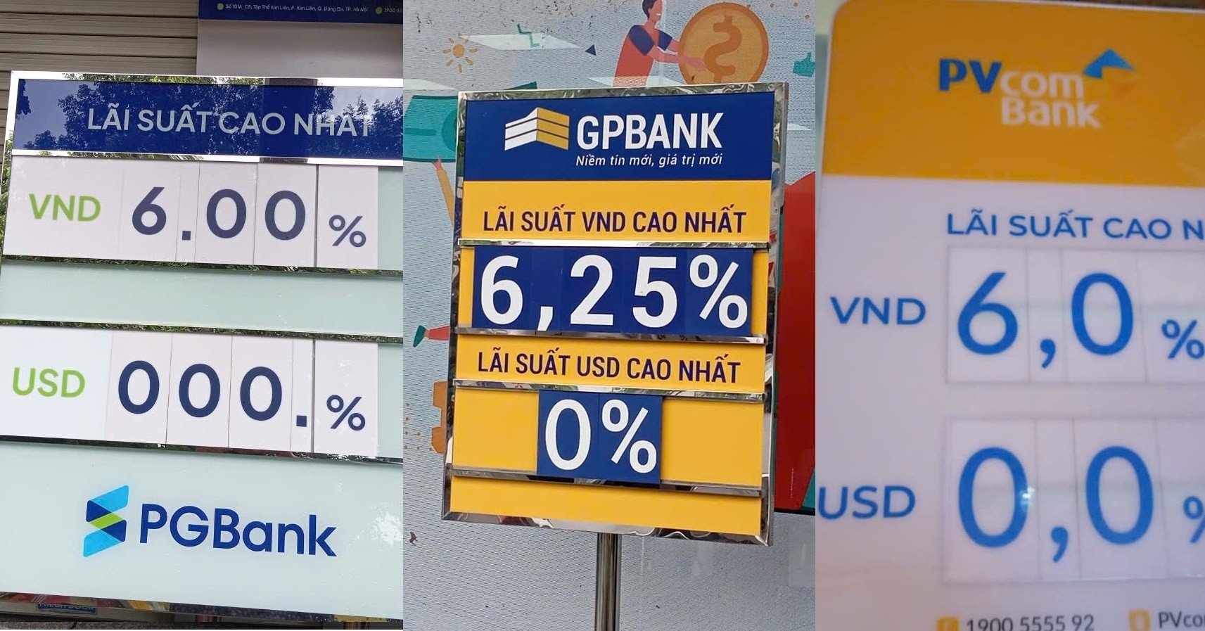 Deposit interest rates 'quietly' climb to highest level of 6.25%/year