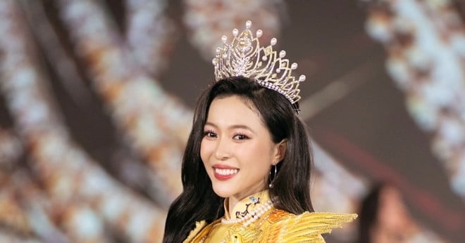 Retrato de la estudiante de FPT Kieu Duy, quien acaba de ser coronada Miss Nacional de Vietnam