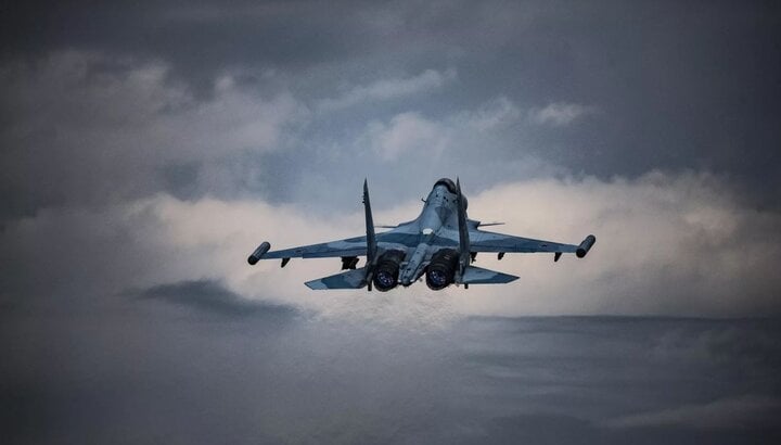 Avion russe Su-30SM.