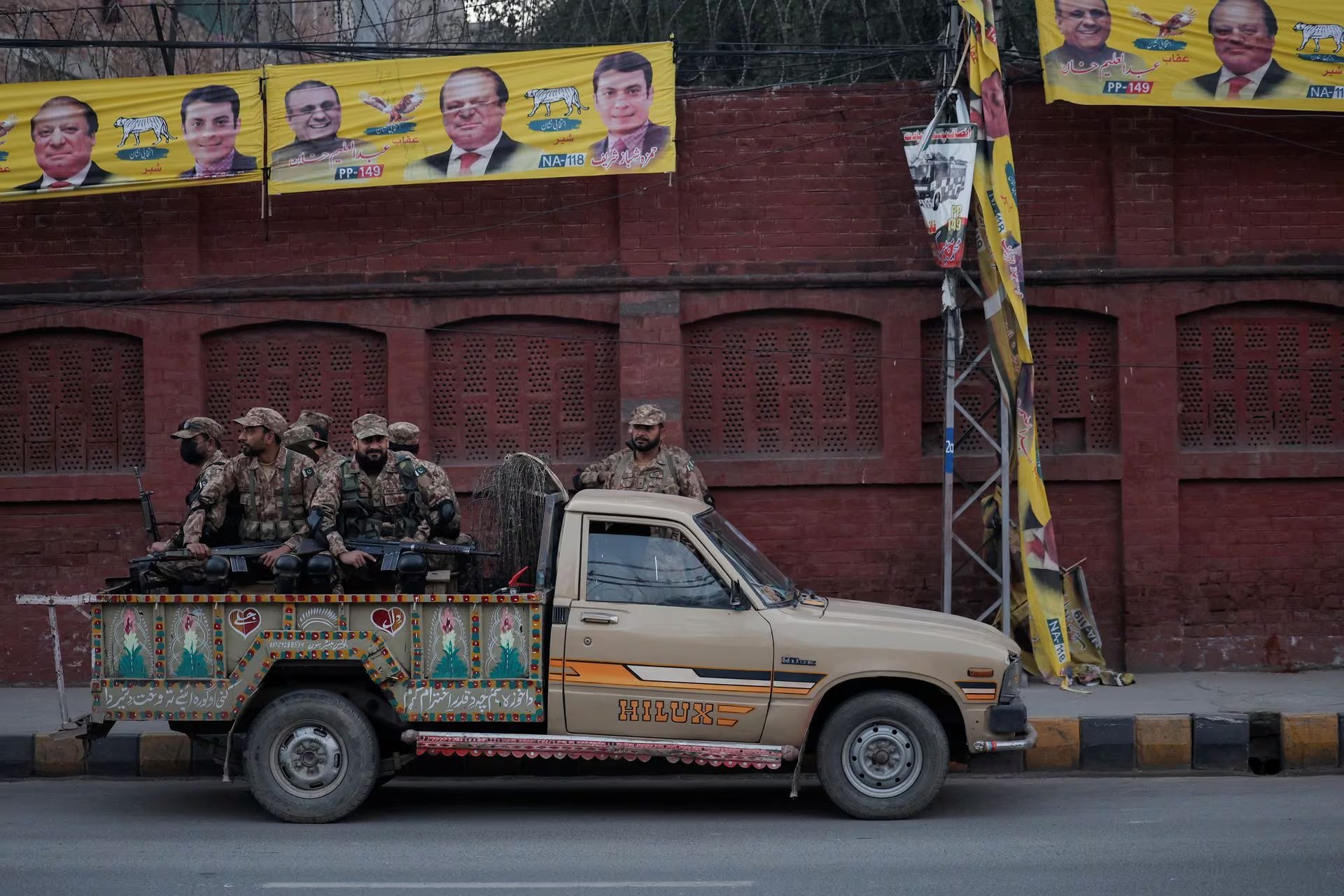 image figée du service de téléphonie mobile des élections au Pakistan 1