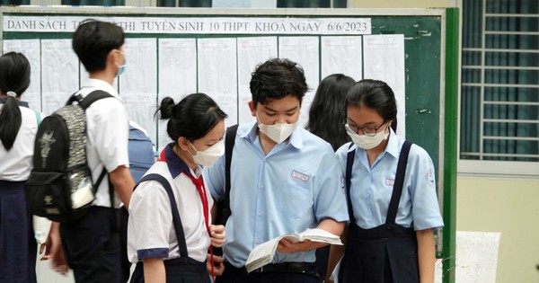 Tomorrow morning, the 10th grade exam results in Ho Chi Minh City will be available. Readers can look them up on Thanh Nien Newspaper.