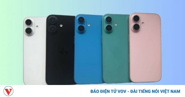 Hình ảnh iPhone 16 lộ diện với 5 lựa chọn màu sắc cùng thiết kế hấp dẫn