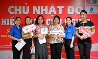 Ho Chi Minh City youth enthusiastically donate blood on Red Sunday at Tan Son Nhat International Airport